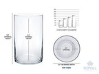 Royal Imports Flower Glass Vase Decorative Centerpiece for Home or Wedding - Cylinder Shape, 6" Tall, 3.5" Opening, Clear - size: 3" wide x 6" tall