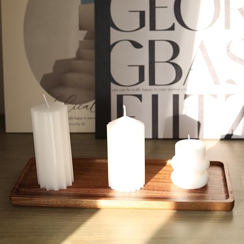 Bathroom Vanity Tray, Bathroom Tray for Counter, Toilet Tank Tray, Wood Bathroom Tray for Organizing and Home Decor (11.8 x 5.1 x 0.8 inch) - size: 11.8" x 5.1" x 0.8"