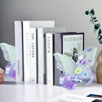Large Butterfly Bookends Resin Mold 3D Butterfly Animal Silicone Mold Book Organize Mould Art Decor Home Ornament Epoxy Resin Casting Mold for Desktop Organizer DIY