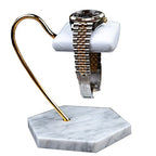 LYS&LYX Watch stand watch display stand watch holder watch Handcrafted watch holder (White/Rose/White) - color: white/rose/white