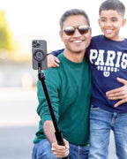 KraftGeek Magnetic Phone Tripod for iPhone MagSafe, 64" Selfie Stick Cell Phone Tirpod Stand for Video Recording, Vlogging & Content Creation - size: 64 Inches-Black