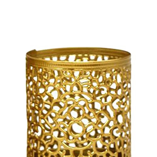 Metal Hollow Candle Holder, Decorative Mini Candlestick Holder, Tabletop Tealight Candle Stand Decoration for Wedding, Holiday, Home, Style2 - color: Style2