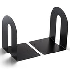 Officemate Bookends, Heavy Weighted 10-inch Steel, Black (93182) (Pack of 6) - size: Letter (Pack of 6)