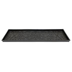 Achla Designs Scrollwork Rubber Boot Tray, Large - size: 46" x 14.3" x 1.5"