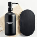 MaisoNovo Stone Soap Tray - Dish soap Dispenser for CounterTop - Bathroom Trays - color: Slate Stone Tray