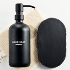 MaisoNovo Stone Soap Tray - Dish soap Dispenser for CounterTop - Bathroom Trays - color: Slate Stone Tray