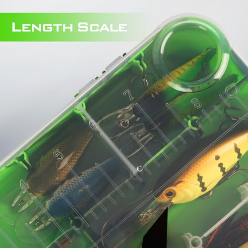 KastKing Tackle Boxes, Plastic Box, Plastic Storage Organizer Box with Removable Dividers - Fishing Tackle Storage - Box Organizer - 2 Packs /4 Packs Tackle Trays - Parts Box - color: Green Camouflage, size: 3600(2Pack)