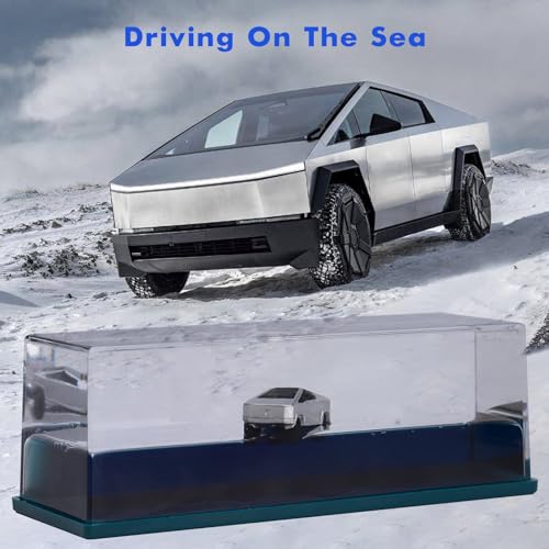 Honsheng Unsinkable Truck Pickup Car Toy Model Acrylic Paperweight Desk Decorations Liquid Wave Cruise Ship Fluid Drift Bottle Boat in a Box Toys - size: Small