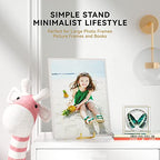 IPAME 8 Inch Large Plate Stands for Display - Metal Plate Holder Display Stand, Picture Stand for Book, Platter, Plaque, Photo Frame, Small Easel Tabletop Art Display (Gold 2 Pack) - size: 8 Inch