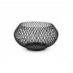 Modern Iron Mesh Candle Holder Set with Bamboo Base, Stylish Dining Table Centerpiece Decor, Lightweight Yet Sturdy Metal Votive & Tea Light Stand for Home Ambiance(Samll) - size: samll