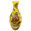 3D Puzzle Vase Unique Flower Vase for Adults Made by 160 Curved Plastic Puzzle, Relax Puzzles for Adults, DIY Jigsaw Creative Gift for Parents & Housewarming - color: Sunflower