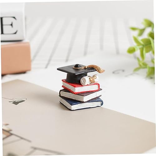 Modern Simple Resin Desktop Ornament Square Decorative Craft for Home Office Book Themed Adornment Unique Desktop Decor Stylish Resin Decoration for Any Space