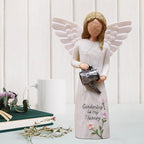 Gardening Gifts for Women, Gift for Gardeners Woman, Garden Gifts Women, Unique Gardening Gift, Garden Angel, Sculpted Hand-Painted Angel Figurine - style: gardening gifts