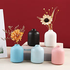 Ceramic Vase for Home Decor,Ceramic Vase, Dried Flower Vase, Living Room Decoration, Flower Arrangement Decoration Shooting Props(White)