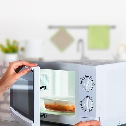 SDTC Tech 10.6" Microwave Glass Plate, Turntable Plate Glass Tray Replacement Compatible with GE, Panasonic, Toshiba, Galanz, Farberware