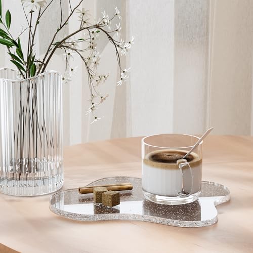Acrylic Coaster Decorative Plates, Irregular Bar Drink Coaster,Perfect for Tabletop Protection and Accessories Display. - color: Star