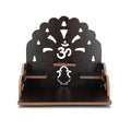 Wooden Wall Mounted Hanging Puja Temple|God Stand for Pooja Room Mandir| Devghar Stand Temple| Home Temple|Table Top Mandir |Home Wall Temple Waterproof - size: Tristand Wooden Temple