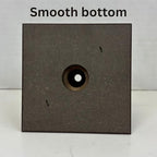 Display Base Pedestal Cherry Finish with 5/16" Center Hole – Square Stand Blank for Trophies, Figurines, 3D Prints, DIY Projects – Available in Multiple Sizes (4"Lx4"Wx2 1/8"H) - size: 4"Lx4"Wx2 1/8"H