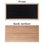 Coward Bamboo Ring Display Holder Jewelry Storage Tray Organizer Ring Stand For Show(Black) - color: Black Velvet