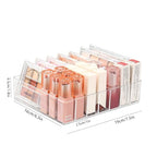 Makeup Organizer for Eyeshadow Palette and Lipstick Organizer, 7 Section Divided Makeup Palette Organizer for Lipstick Highlighter, Skincare Cosmetic Display Cases for Bathroom - style: 1-Pack
