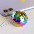 Kinetic Spinning Desk Toy Ball, 1.54'' Fidget Toys Ball for Adults Anxiety ADHD, Optical Illusion Toys for Christmas Birthday (39MM, Rainbow) - color: Rainbow