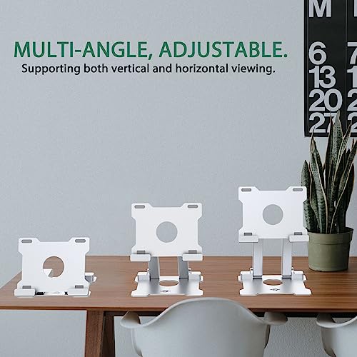 KABCON Quality Tablet Stand,Adjustable Foldable Eye-Level Aluminum Solid Up to 15-in Tablets Holder for Microsoft Surface Series Tablets,iPad Series,Samsung Galaxy Tabs,Amazon Kindle Fire,Etc.Silver - color: Large-Silver