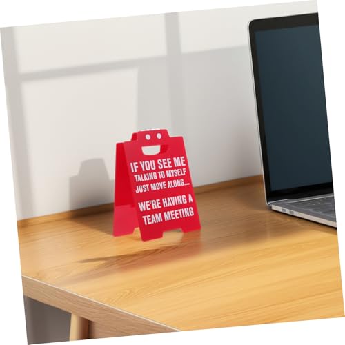 Angoily Cute Acrylic Desk Riser Stand for Office Decor Decorative Display Stand for Home Workspace and Elegant Acrylic Material Fun Desk Essential for Women and Colleagues