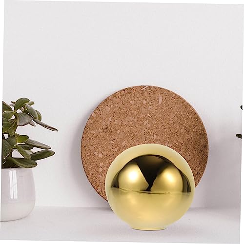 Modern Nordic Ceramic Ball Sculpture for Living and Office Decor Abstract Geometric Art Ornament for Shelf Table Centerpiece Unique Porcelain Ball Statue Accent