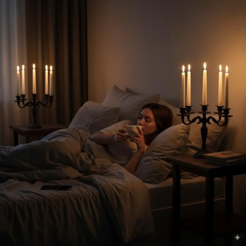 VENTA Set of 6 Flameless Taper Candles with Remote | 14-Inch Ivory LED Candlesticks with Timer | Realistic Flickering Light for Wedding Centerpieces, Dinner Table & Home Decor - color: Taper Long
