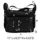 Purses and Shoulder Handbags for Women Crossbody Bag Messenger Bags - color: Standard-floral-heart
