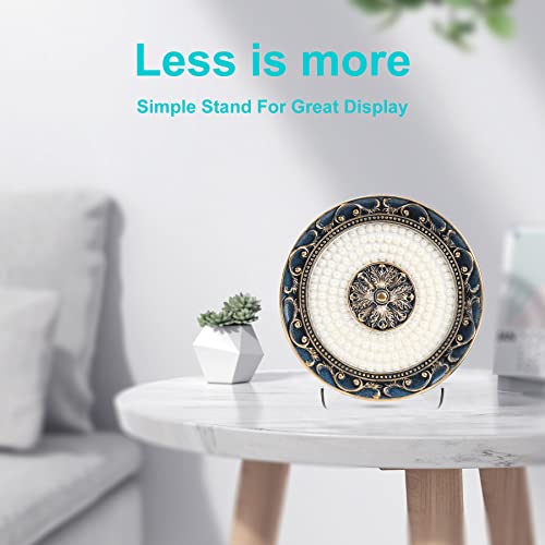 Boloyo Flat Back Acrylic Plate Display Stand , 3 Inch 2PC Clear Acrylic Display Holder Easel Base for Home Office Kitchen School Art Display - color: Flat Back, size: 3 inch(2PC)