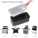 Drip Tray for Blackstone Griddles - Heavy Duty Grease Catcher Fits 17, 22, 28, 30 & 36 Inches, Includes Cup & 10 Disposable Liners, Easy Cleanup - color: Drip Tray+10pc Aluminum foil box