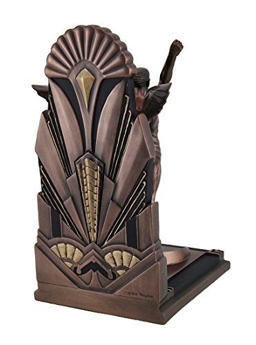 The Winged Man Metallic Copper Finish Art Deco Single Bookend Statue