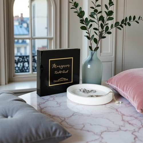 COLLECTIVE HOME - Velvet Jewelry Tray, 6" Monogrammed Jewelry Dish, Smooth Velour Display Dish for Rings, Earrings, Necklaces, Makeup, Personalized Gifts for Women (White-e) - color: White-e