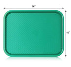 New Star Foodservice Fast Food Tray, Set of 12 (Green, 10 by 14 Inch) - color: Green, size: 10 by 14-Inch