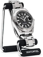 WATCHPOD Watch Display Stand | Metal Holder for 1 Watch | Showcase and Organize Wristwatches, Smart Watches and Bracelets (Large) - size: Large