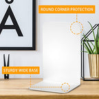 VFINE White Bookends 2 Pair, Metal Shelf Book Ends, Bookends for Shelves, Book Stopper for Heavy Books, Book Dividers for Home Office - color: White 2 Pairs Bookends