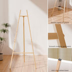 Gold Easel Stand for Sign, Heavy Duty Easel, 4-Tier AdjustableArt Easel for Painting, Wedding Sign 1pc