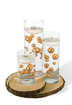 Vase Pearlfection 75 Floating Gold Pearls- Large Sizes- Fills 1 Gallon for Your Vases - color: Gold, size: 1 Pk