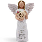 60th Birthday Gifts for Women, Gifts for 60th Birthday Women, Sculpted Hand-Painted Figurine - style: 60th Birthday Gifts