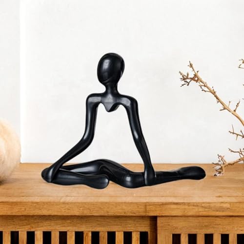 2X Artistic Reflection Statue, Abstract Home Decoration