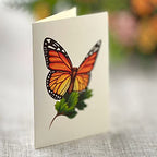 Freshcut Paper Pop Up Cards, Butterflies & Buttercups, 12 Inch Life Sized Forever Flower Bouquet 3D Popup Greeting Card, Birthday Cards, Thank You Card, Blank Notecard & Envelope - color: Butterflies & Buttercups, size: Classic