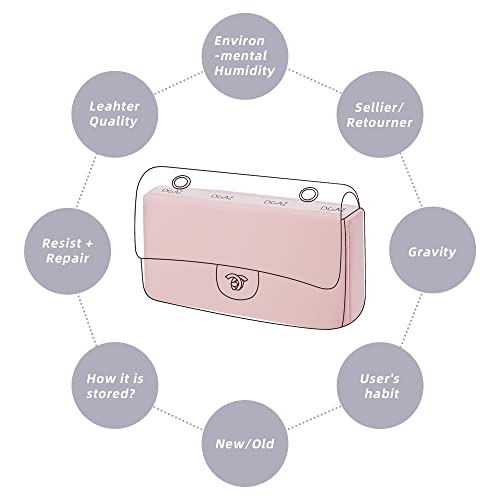 DGAZ Purse Pillow Shaper Insert for Chanel CF Bags, Silky Pillow Shaper for Luxury Handbags（Pink, Maxi） - color: Pink, size: Maxi