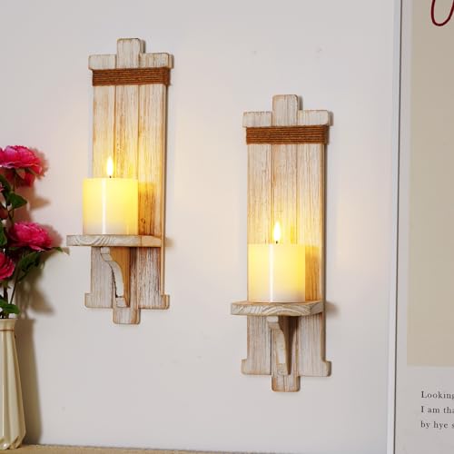 Homemory White Flameless Candles Battery Operated with Remote Timer, 3x3 Real Wax LED Pillar Candle for Home Fireplace Bedroom Living Room Party, Set of 3 - color: D3"xH3"3"3"-White