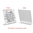Friendship Signs for Women Friends, Friend Birthday Gift Ideas Office Gifts for Friends Sisters Coworkers Decorations On Shelf Table Desk for Living Room Bedroom Home Office dksg11 - style: Friendship Gift