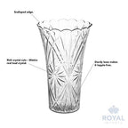 Royal Imports Flower Acrylic Vase Decorative Centerpiece for Home or Wedding Non-Breakable Plastic - 9" Tall, 4" Opening - Clear - size: 9" x 4"