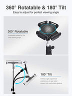 elitehood Metal iPad Tripod Stand & Adjustable 72’’ Gooseneck Tablet Floor Stand Holder, Heavy Duty Aluminum iPad Floor Stand for Pro 12.9 11, Mini, Air, iPhone and 4.7-12.9" Tablets Cell Phones - size: 4.7–13" · Side Clamp