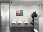 Displays2go 2-Tiered Acrylic Literature Wall Rack, Adjustable, Fits Brochures and Magazines - Clear (2RP6CLR) - color: Clear, size: 6 Pockets