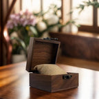 Walnut Wood Box for Crafts, Jewelry Box and watch box Wooden Keepsake Box Gift (Walnut) - color: Walnut