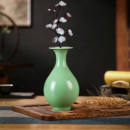 KAMMAK Colored Ceramic Vase, Beautiful Hand-Painted Decorative Vase, Modern Art Porcelain Vase for Flower Mantle Dining Table Centerpiece, Entryway Living Room Wedding Decoration, SS001 - style: SS001